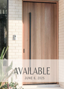 Matt Black 1200mm Entry Door pull Handle set - (Urban Series)
