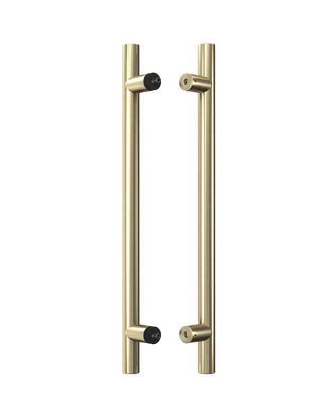 1200mm Brushed Brass Entry Door Pull Handles