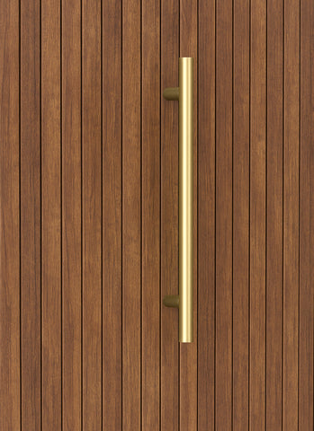 1200mm Brushed Brass Entry Door Pull Handles