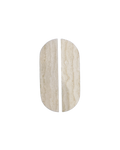 Travertine Stone Cupboard Pull Handle Pair 160mm – Natural Stone Cabinet Handles for Wardrobes & Drawers