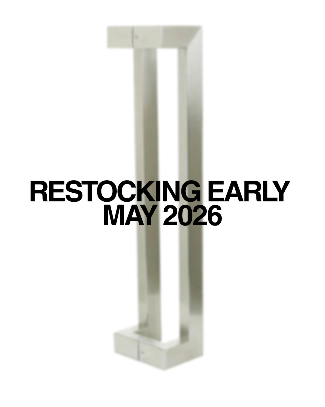 Stainless Steel 900mm Square Offset  Pull Handles Urban Series