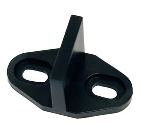 Sliding Barn Door Floor Mounted Guide - Black