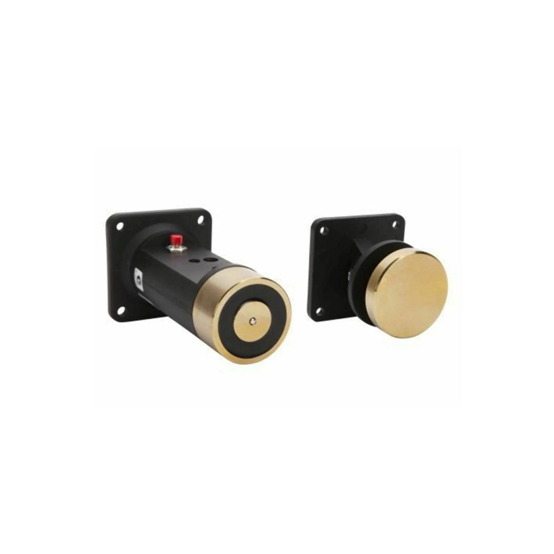 F40-PCH Hold Open Magnet 12v BLACK/SILVER Finish