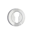 Stainless Steel Round Euro Cylinder Escutcheon