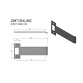 Extended Universal Strike Plate 130mm