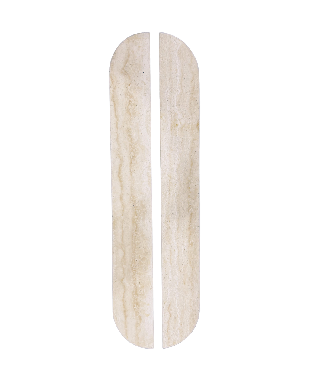 ZMTONLINE 320mm Travertine Stone Cabinet Pull Handle set. Z-CPD-320ST-TRAV