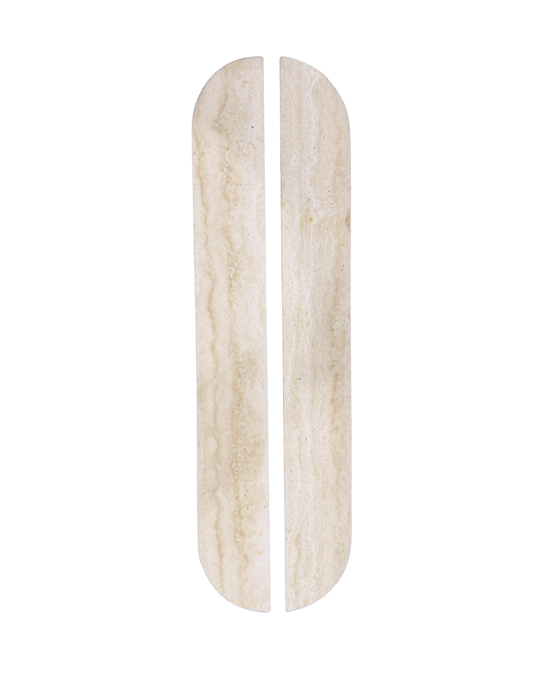 ZMTONLINE 320mm Travertine Stone Cabinet Pull Handle set. Z-CPD-320ST-TRAV