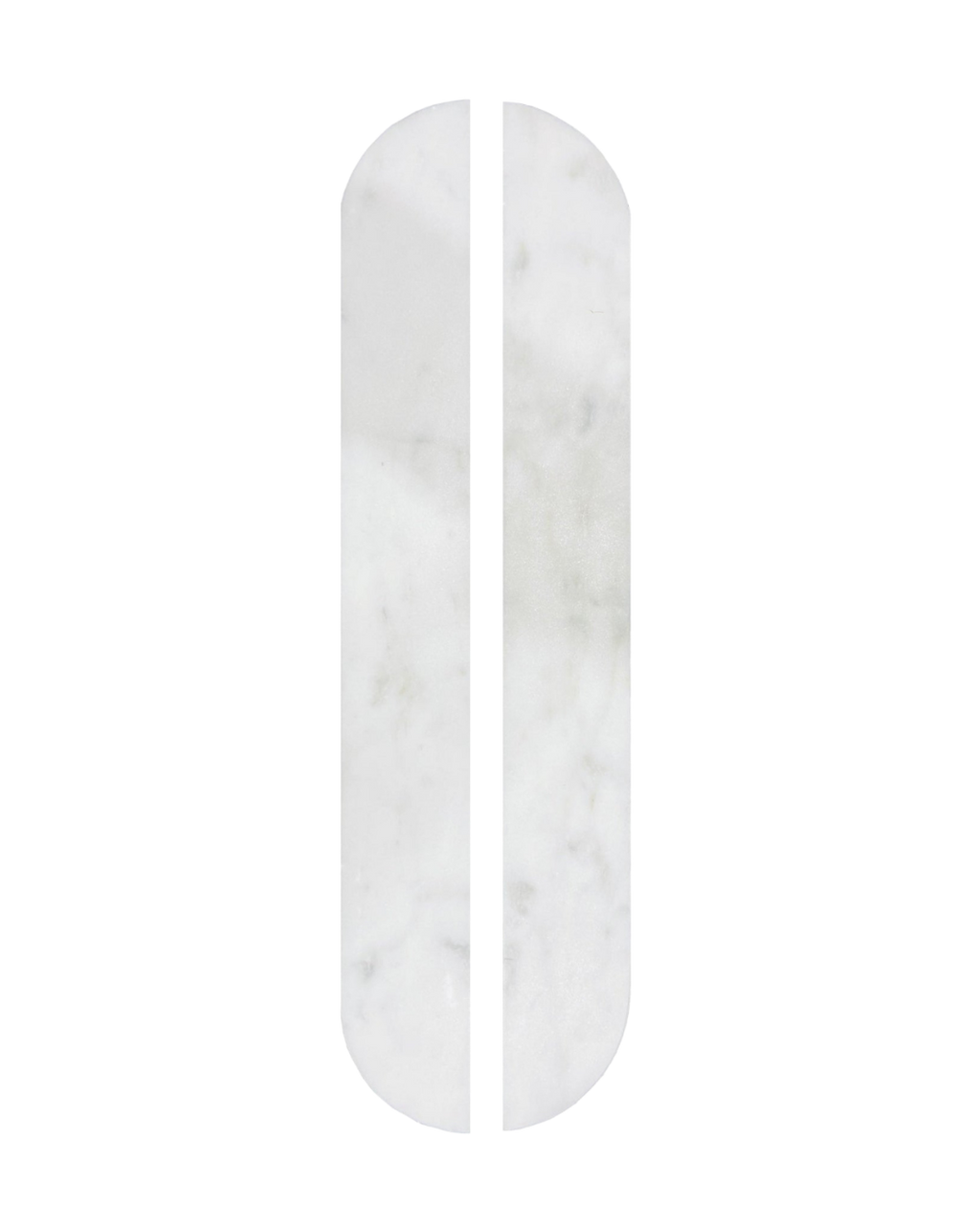 ZMTONLINE Carrara White Marble- cabinet handles Z-CPD-320ST-CARR.

