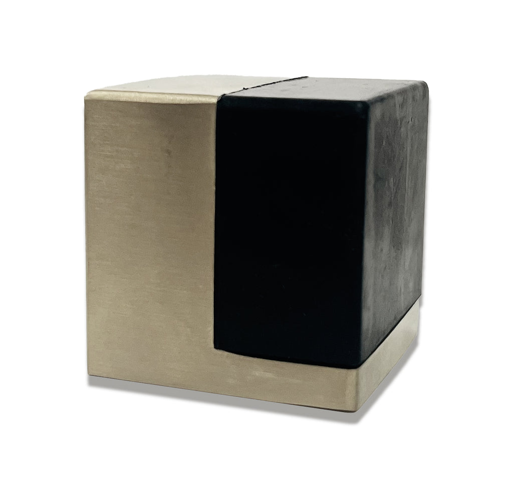 ZMTONLINE Modern Brushed brass cube door stopper 