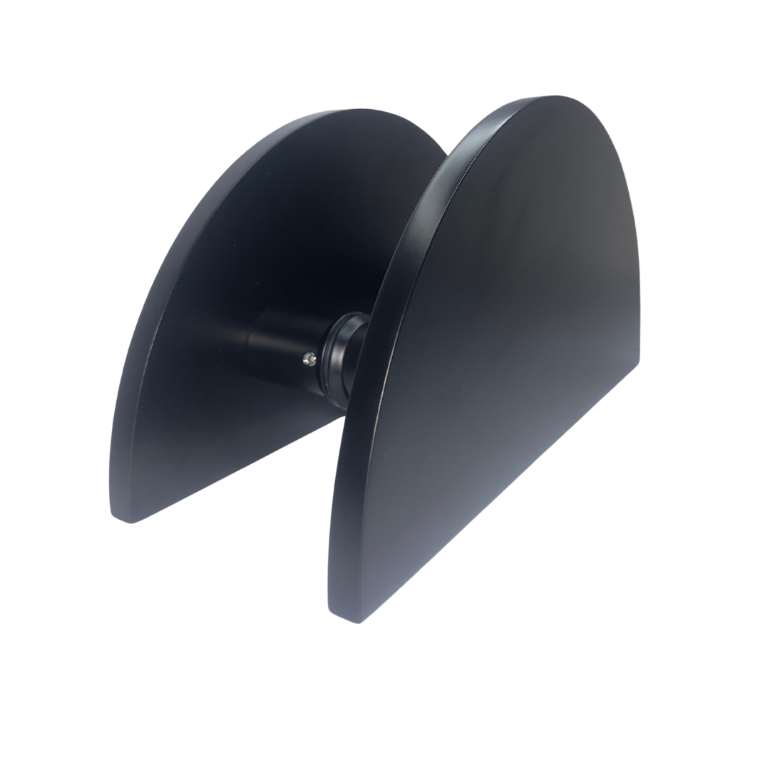 Matt Black Mezza Luna Entry door pull handle 3D image