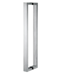 Z-PH501500BB-SQ-SS Stainless steel Entry door handle (urban series) on a white background