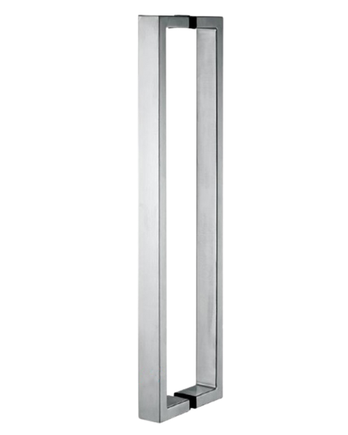 Z-PH501500BB-SQ-SS Stainless steel Entry door handle (urban series) on a white background