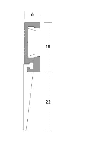 Lorient LAS3004-1000-si Heavy Duty Sweep Action Bottom Seal