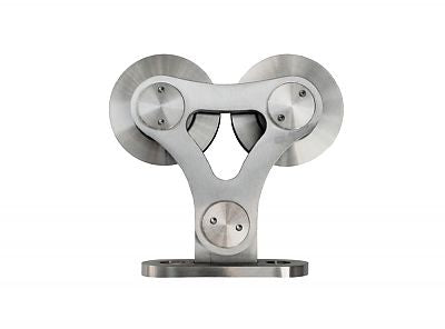 DOUBLE ROLLER Stainless Steel Sliding Door Track